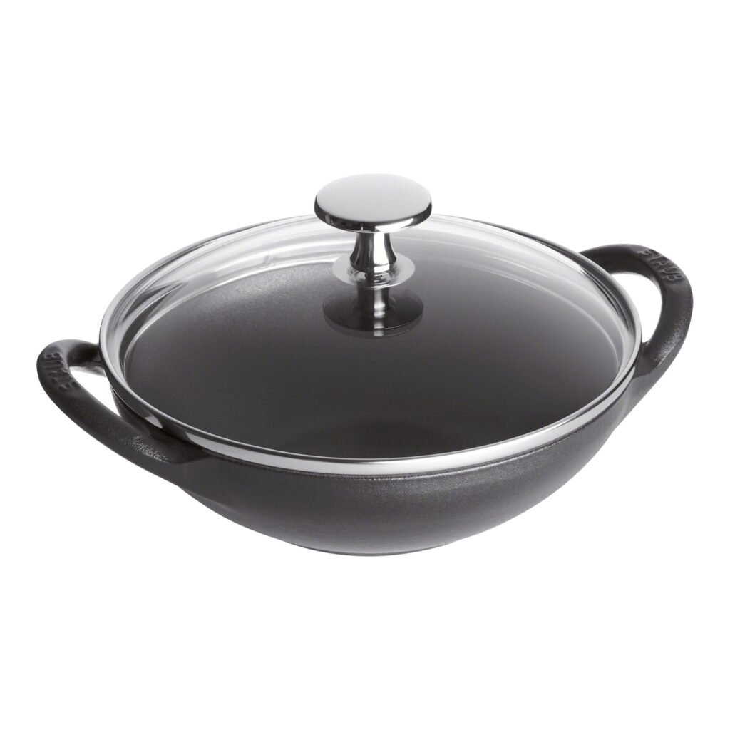 STAUB Specialities 16 cm / 6.5 inch Black Cast Iron Wok