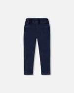 Jeggings with Plush Lining for Girls – Dark Blue Denim by Deux par Deux | Cozy, Stylish & Comfortable Kids’ Denim Jeggings