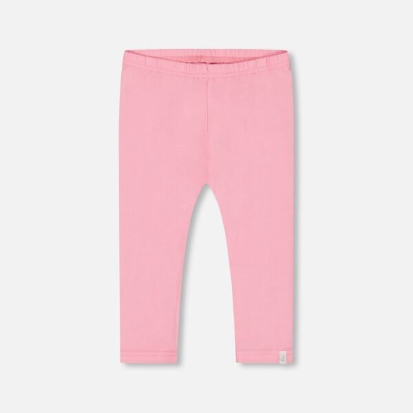 Organic Cotton Leggings for Girls – Candy Pink by Deux par Deux | Soft, Sustainable & Stylish Kidswear