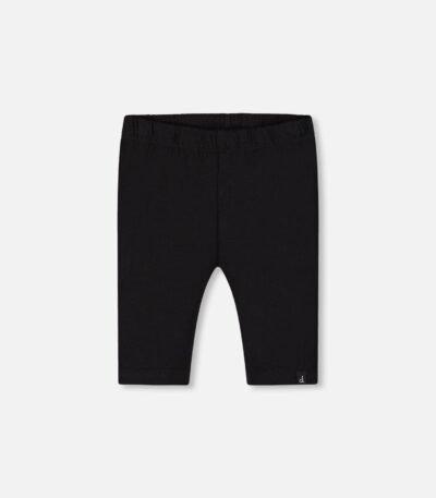 Girls Organic Cotton Biker Shorts – Black by Deux par Deux | Stretchy, Stylish & Eco-Friendly Kidswear