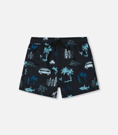 Printed Swim Trunks