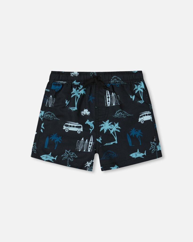 Printed Swim Trunks