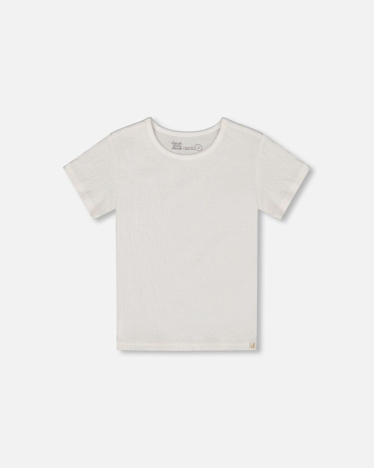 Crinkle Short Sleeve Top