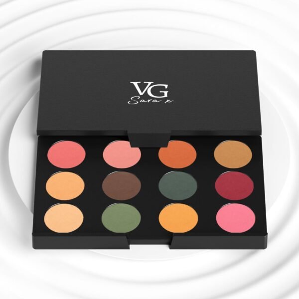 VG Sara X Color Lover – Vibrant Vegan Eyeshadow Palette for Bold, Beautiful Looks