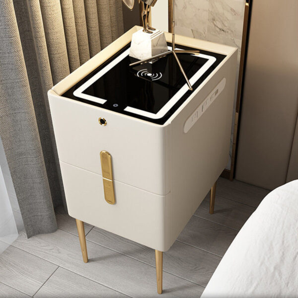 Rechargeable Multifunctional Small Apartment Bedside Cabinet
