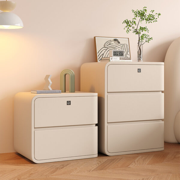Household Bedroom Bedside Storage Cabinet Density Plate