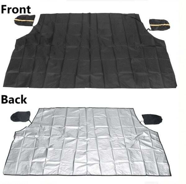 Magnetic car snow shield