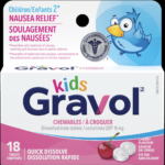 Gravol⢠Kids Quick Dissolve Chewable 15 mg