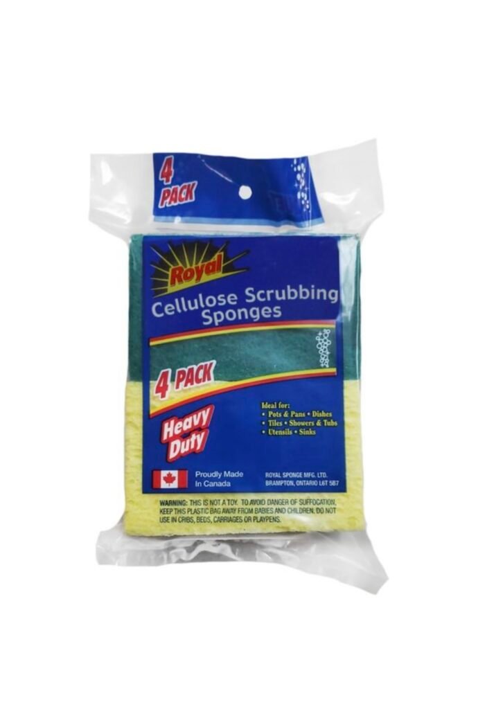 Royal Scrubbing Sponges 4 Pack