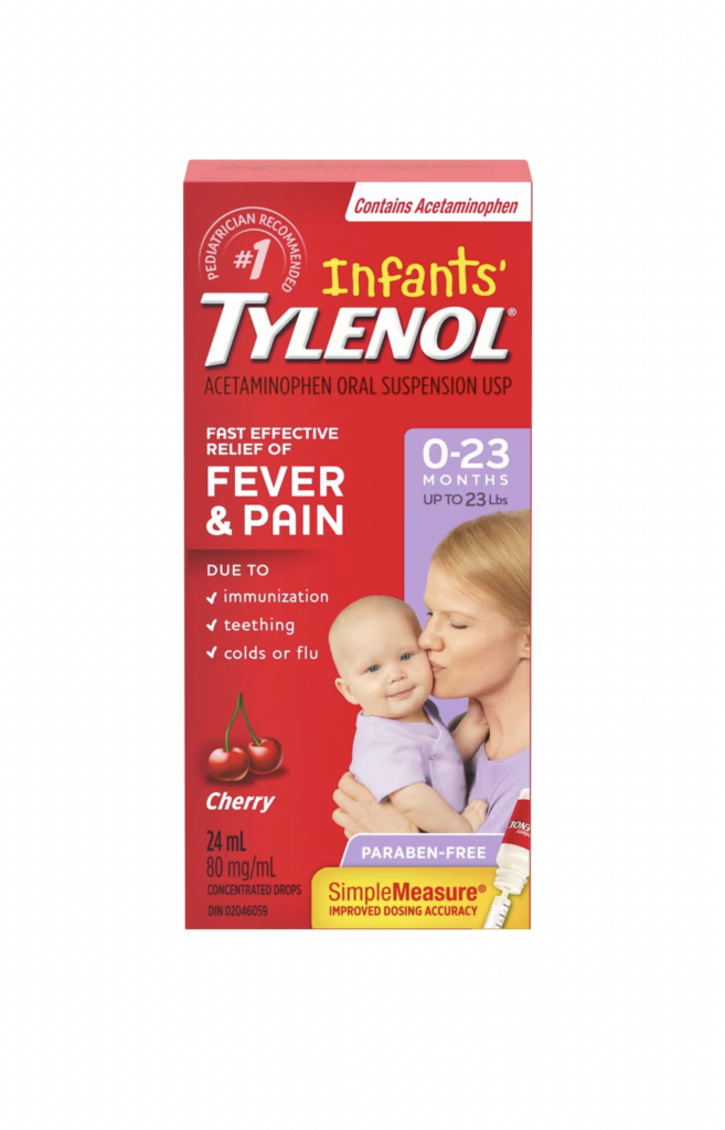TYLENOL Infants’ Medicine, Fever & Pain Drops Cherry